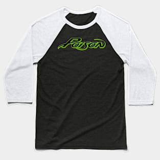 Poison Solid logo Baseball T-Shirt